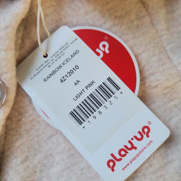 NWT: Play Up Girl's Light Pink Cape/Poncho / Size 4 - Picture 8 of 10